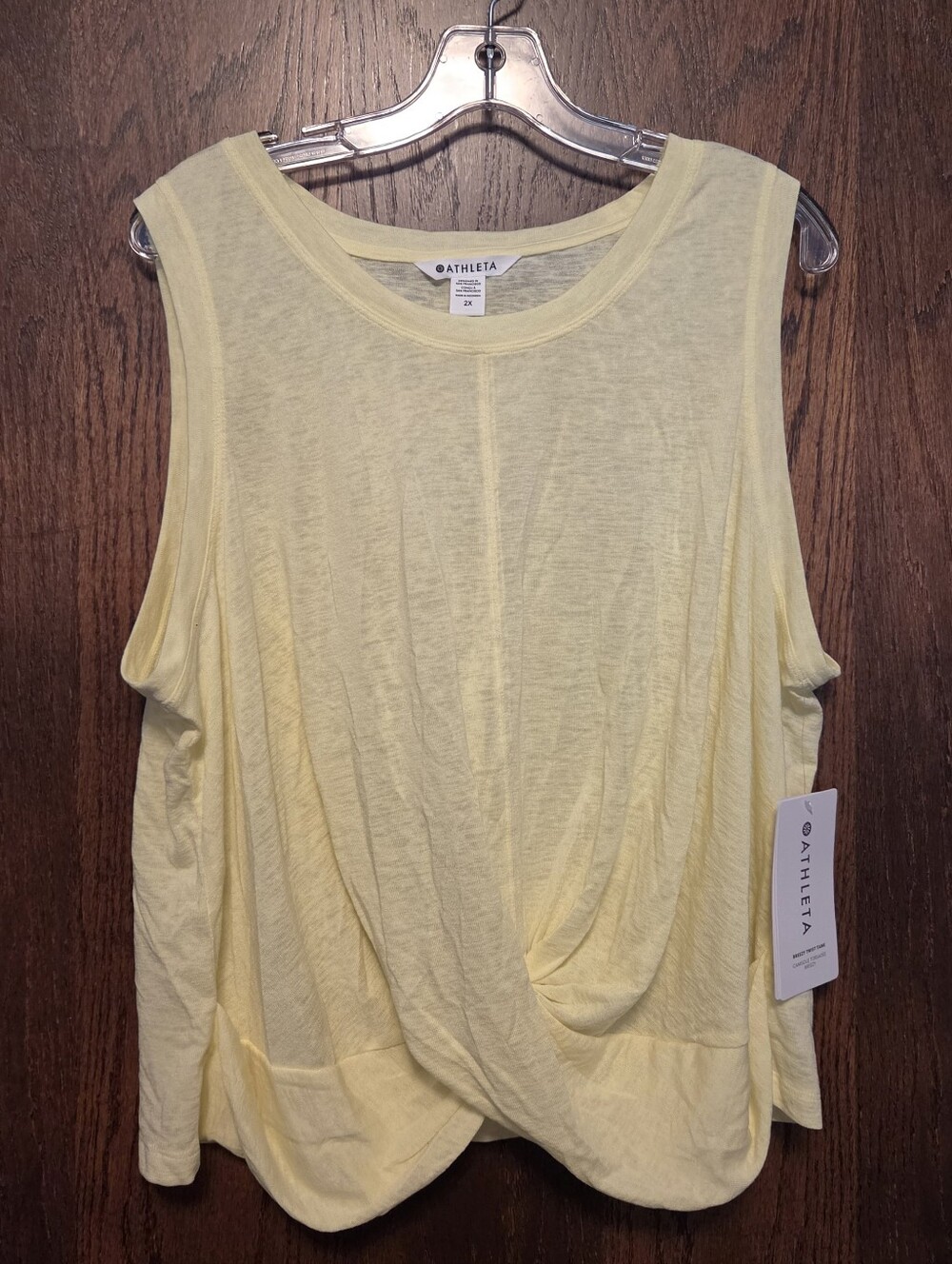 Athleta Breezy Twist-Front Sleeveless Tank Top